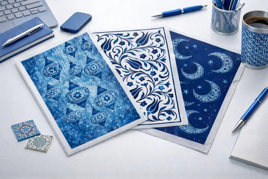 大好きな青に囲まれて、気持ちを整える生活時間を。Al-Fanarの新作”ブルーシリーズ”のクリアファイル