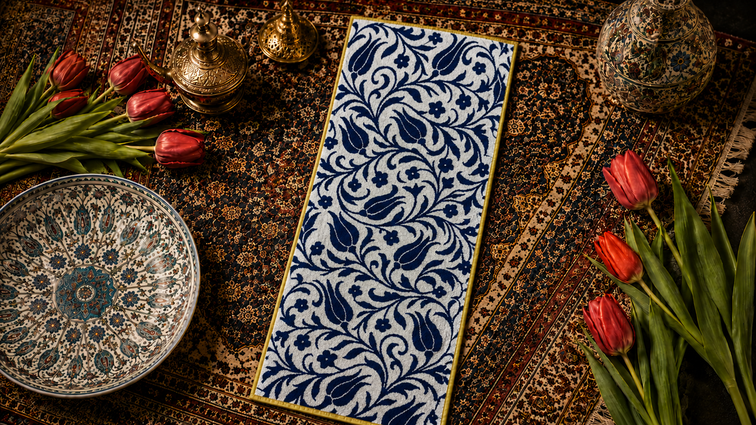 「Turkish Iznik Tulip」フェイスタオルで、暮らしの中に大好きなトルコを。