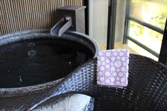 Imabari “Age-Ochi Jacquard” Geometric Face Towel